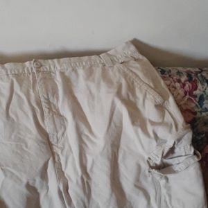 Anchor Blue khaki cargo shorts